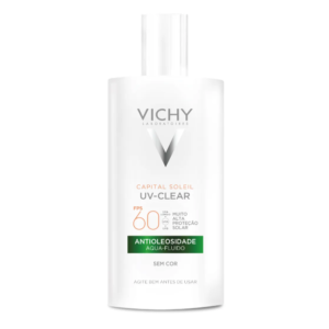 Protetor Solar Facial Vichy Capital Soleil UV-Clear sem cor FPS60 40g