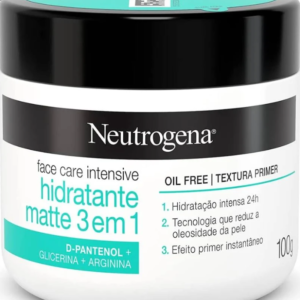 Hidratante Facial Neutrogena Face Care Intensive 3 em 1 com 100g